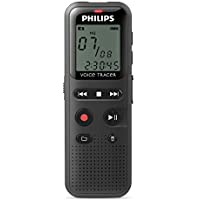 Philips Grabadora de Voz Digital Portátil DVT1150 | 4GB | Sonido HD | 44h de grabación | Activación por Voz | Conexión…